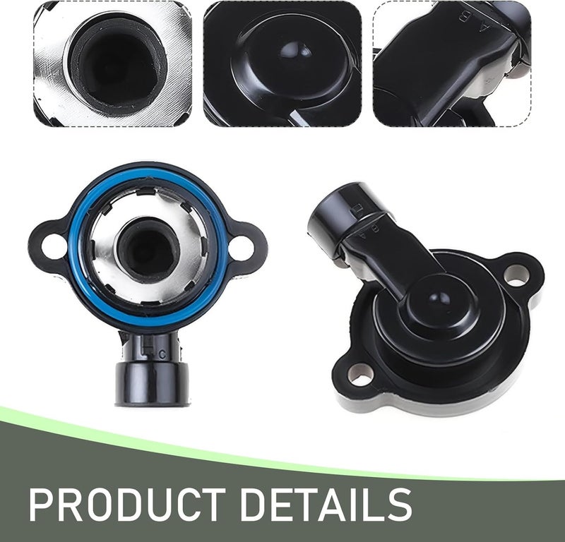 DYEKNEE Pack-2 Car Idle Speed Control Valve Sensor + Throttle Position Sensor Kit, Standard Replacement 17113625 17113598, Compatible with GM Buick Cadillac Chevrolet Pontiac (Silver & Black) - Image 5